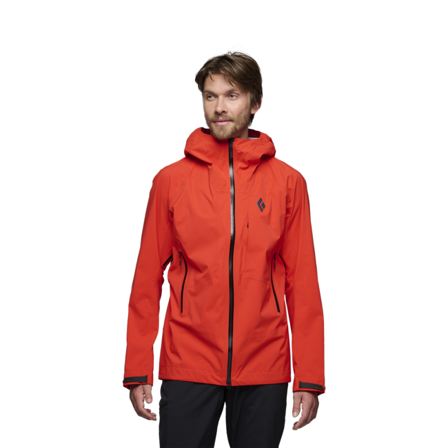 Black Diamond Highline Stretch Shell giacca impermeabile da uomo, octane