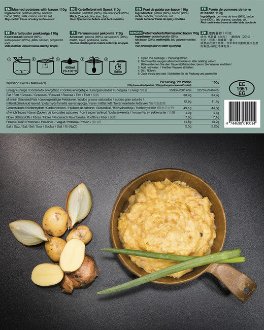Tactical Foodpack puré di patate e pancetta