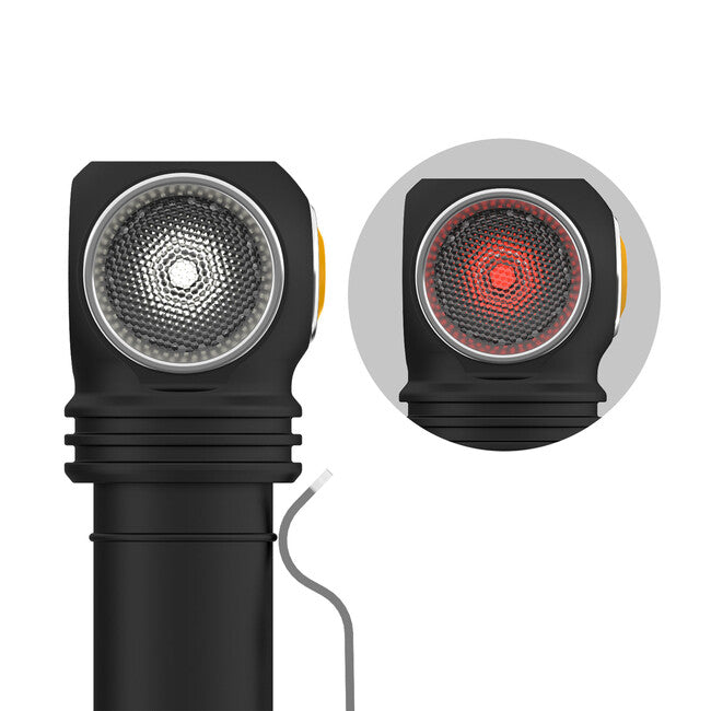 ArmyTek Wizard C2 WR lampada frontale 1100 lm potenza della batteria 3 h 65 g, bianchi e rossi con supporto magnetico