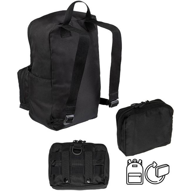 Mil-Tec Assault zaino ultra compatto, nero 15l