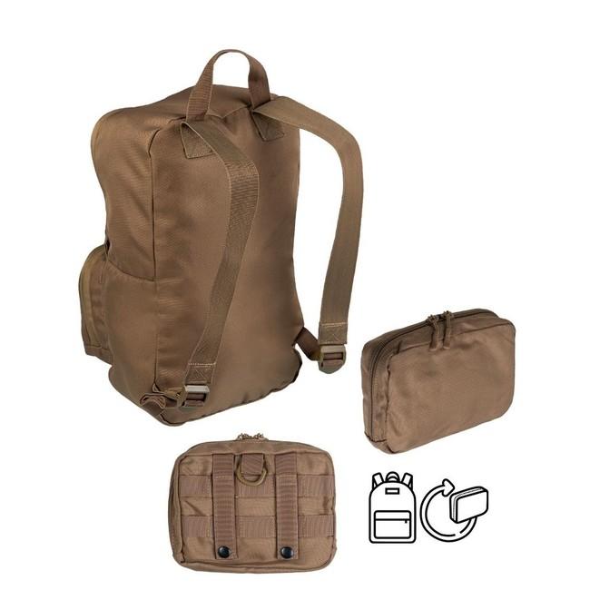 Mil-Tec Assault zaino ultra compatto 15l, Coyote scuro