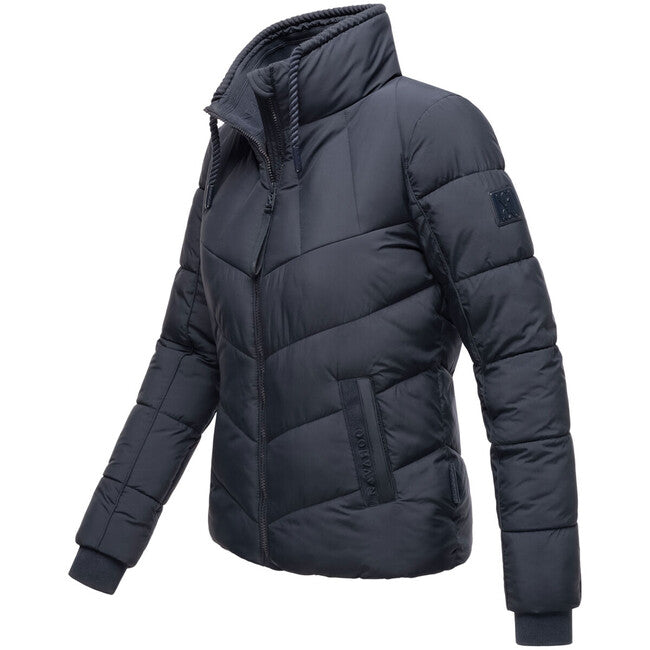 Navahoo Liebesfee giacca invernale da donna, blu navy