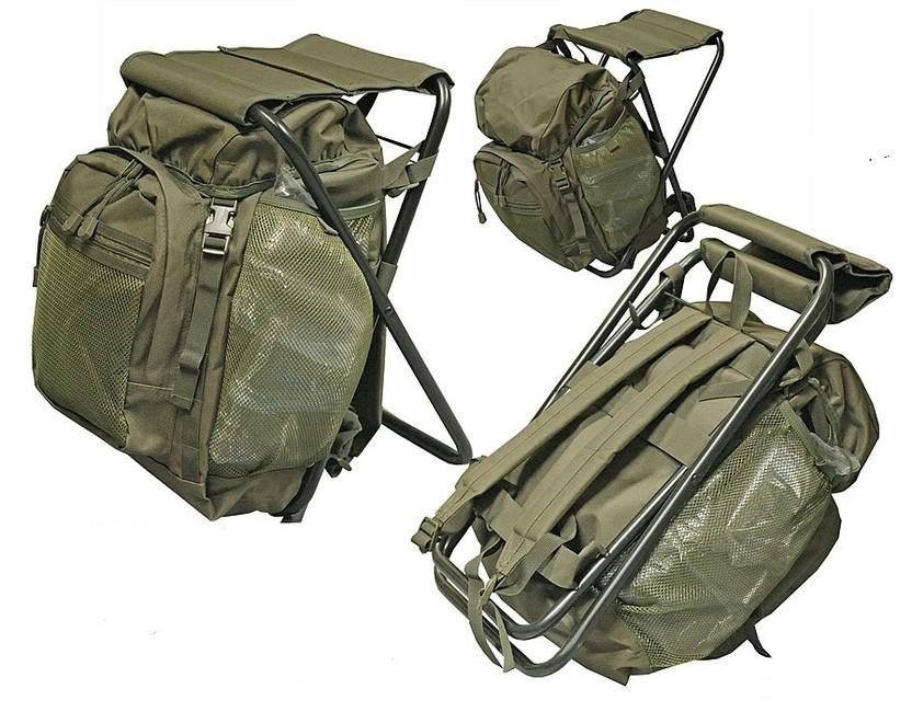 Mil-Tec zaino con sedia 20l, oliva