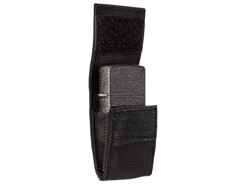 Zippo Custodia tattica nera + set di accendini neri a scricchiolio