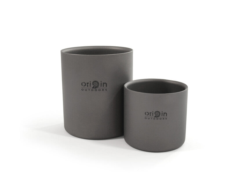 Origin Outdoors Tazza termica in titanio da 300 ml