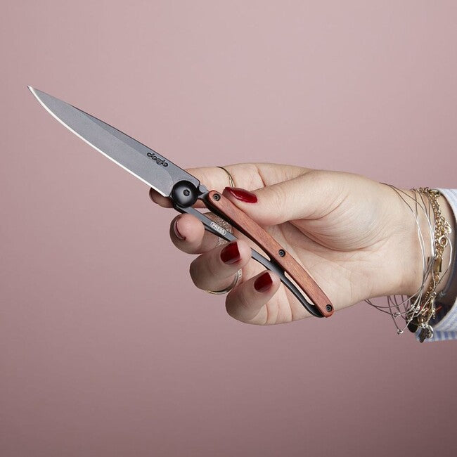 Deejo Coralwood coltello di chiusura, coralwood
