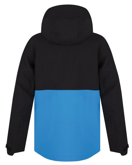 Husky Nabbi giacca outdoor da uomo, nero/blu neon
