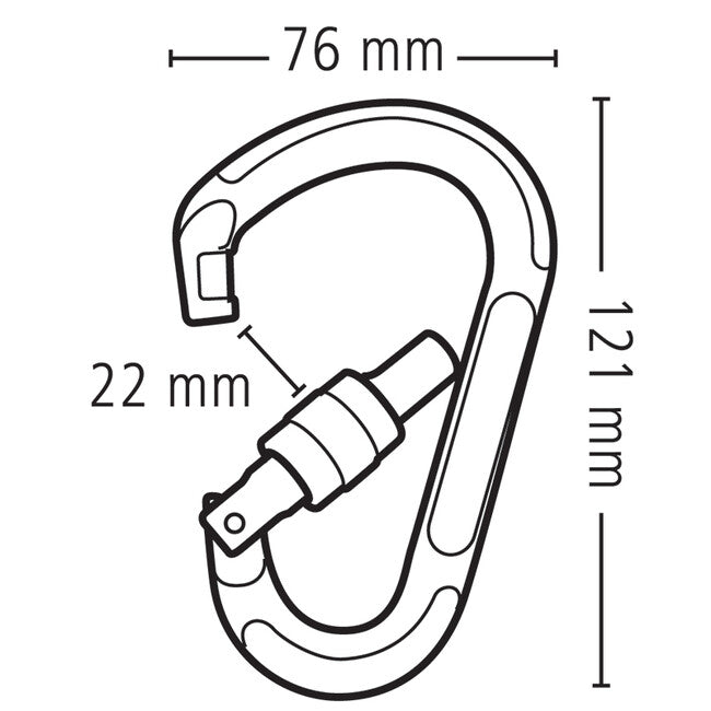 Beal HMS vite di bloccaggio