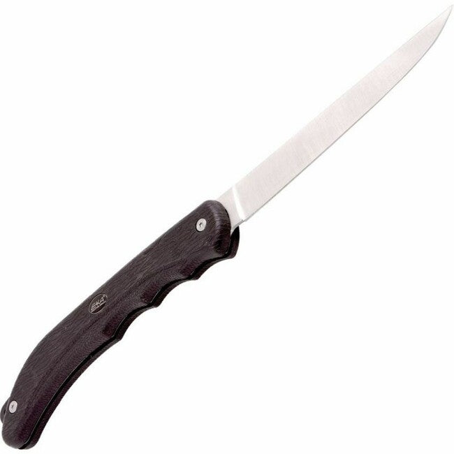 Eka Duo coltello da pesca e da cucina 13 cm, nero, gomma, fodero