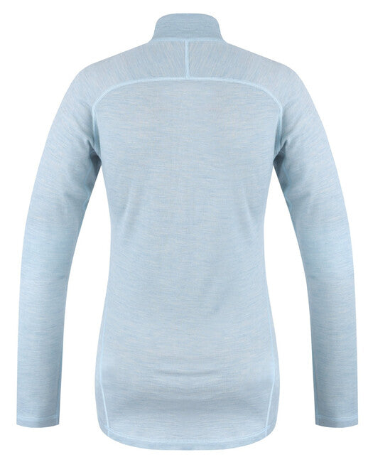 Husky DL Merow Zips merino shirt, sbiadito menta
