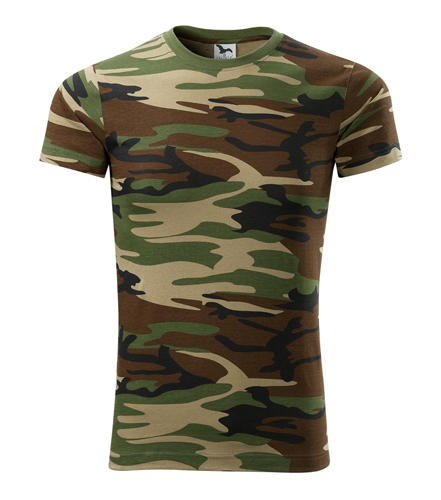 Malfini Camouflage maglietta corta 160g/m2, marrone
