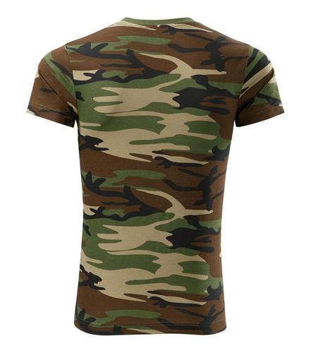 Malfini Camouflage μπλουζάκι με κοντά μανίκια 160g/m2, καφέ