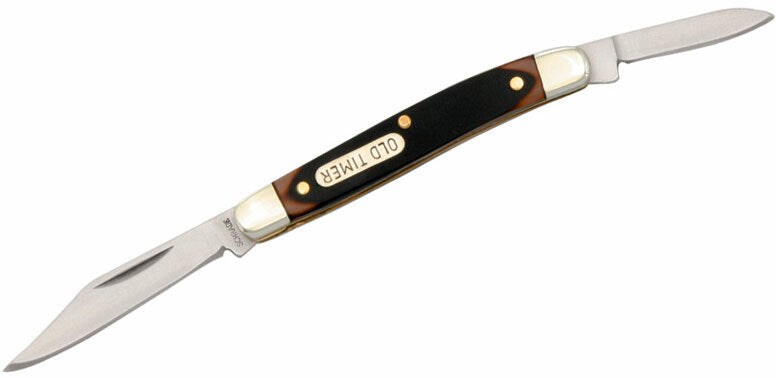 Schrade Old Timer Minuteman coltello tascabile 2 3/4" 5,1 cm, staglon - plastica, 2 lame