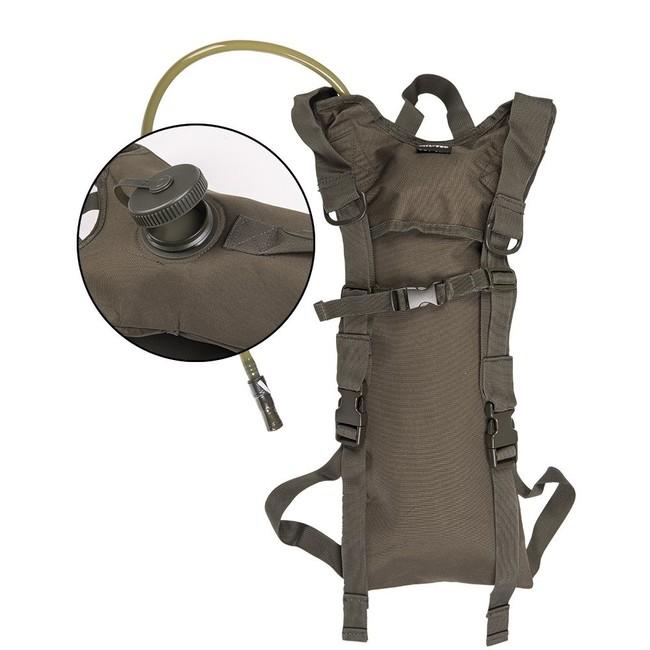 Mil-Tec zaino idratazione 3l con cinghie, oliva