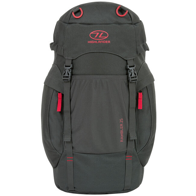 Highlander Rambler zaino 25 L, nero