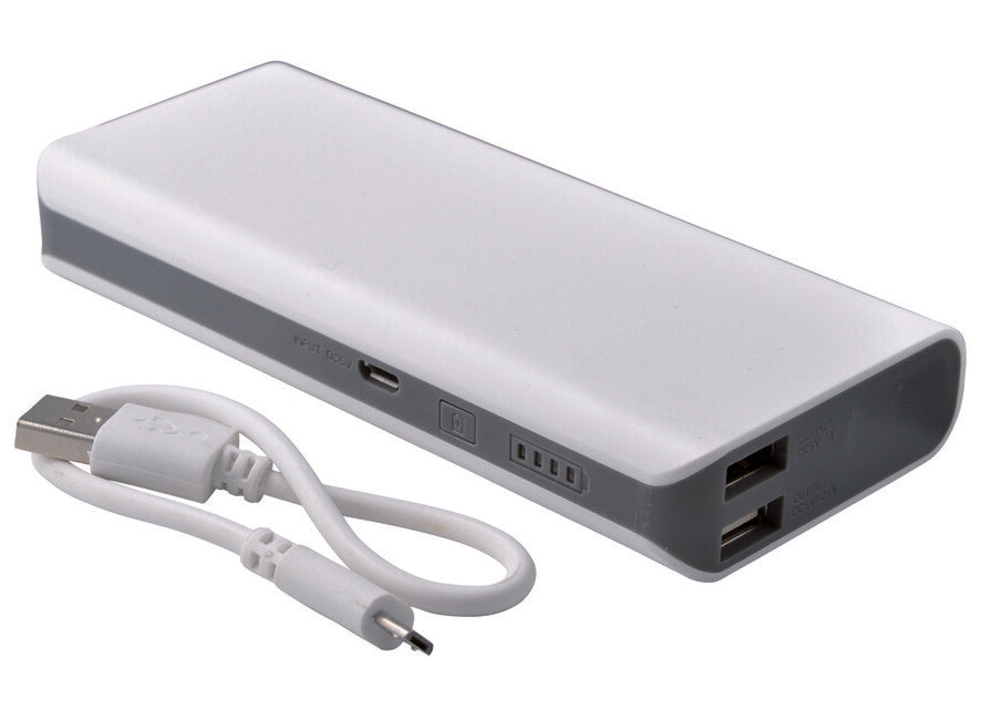 Baladeo PLR905 powerbank S11000 2x USB, bianco