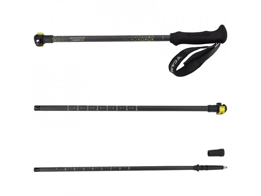 Camp Backcountry Carbon 20 Segmento di ricambio per bastoncini a 3 pezzi - parte superiore