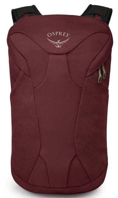 Osprey Farpoint Fairview travel daypack, rosso zircone