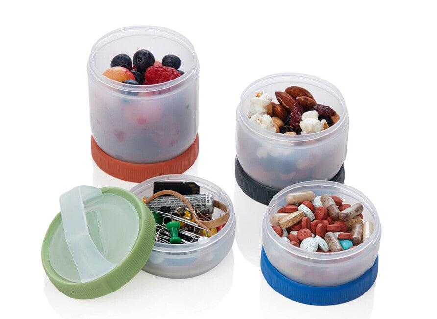 Humangear Stax contenitore modulare twist & go l confezione da 4 pezzi