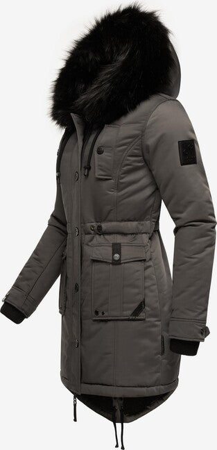 Navahoo Luluna Princess giacca invernale da donna con cappuccio, grigio scuro