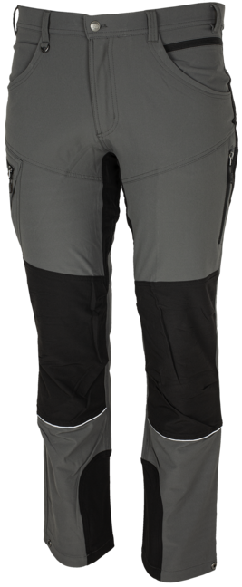 BENNON Fobos pantaloni da esterno e da lavoro, grigio/nero