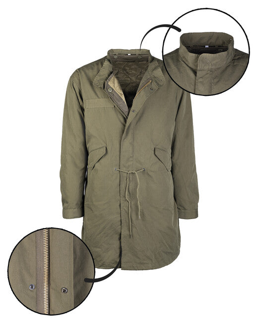 Mil-Tec US M-51 giacca a coda di pesce con fodera, verde