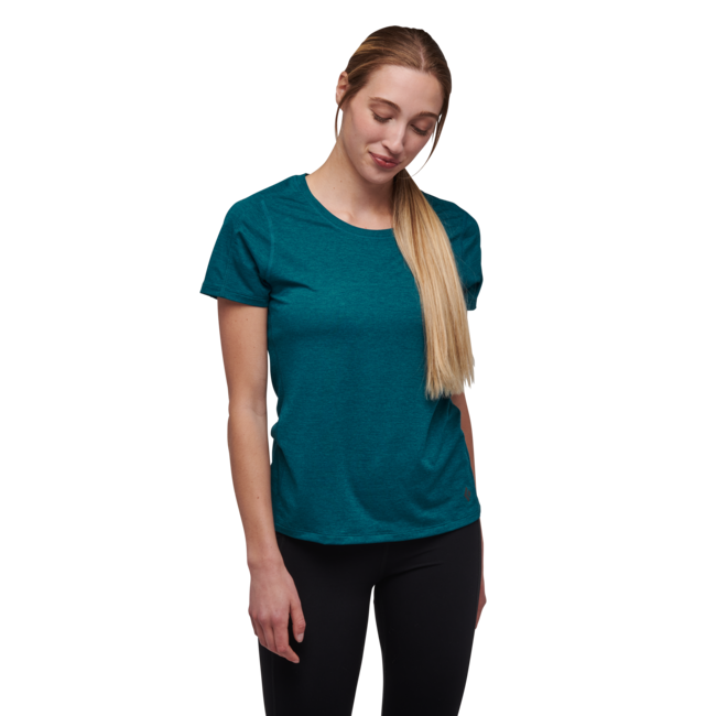 Black Diamond Lightwire Tech maglietta a maniche corte da donna, caraibi scuri