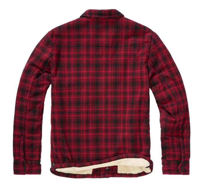 Brandit Classic Sherpa giacca, nero-rosso