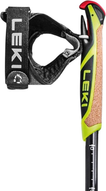 Leki Xta 6.5 Vario bastoncini da sci, nero-bianco-neon-giallo, 145 - 165 cm