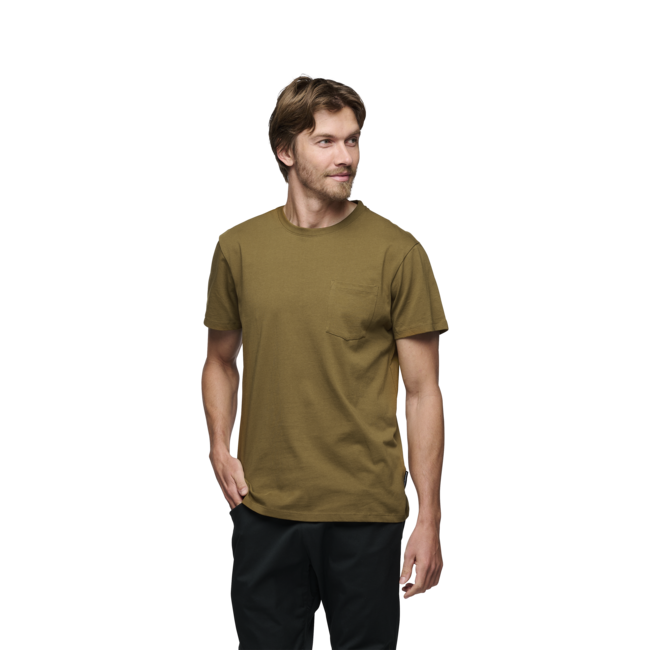 Black Diamond Project maglietta a maniche corte da uomo, curry scuro