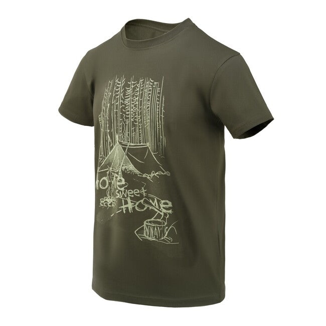Helikon-Tex Maglietta (Home Sweet Home) - verde taiga