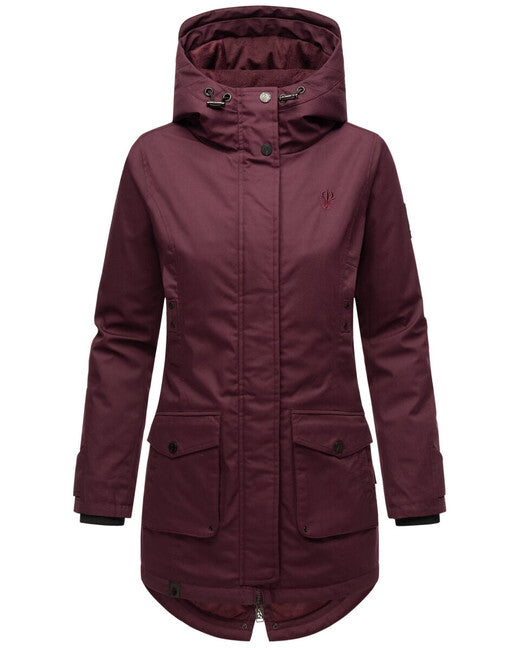 Navahoo Brinjaa giacca softshell transitoria da donna, vino