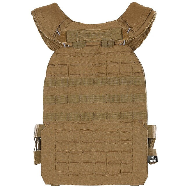 MFH Gilet tattico Laser MOLLE, marrone coyote