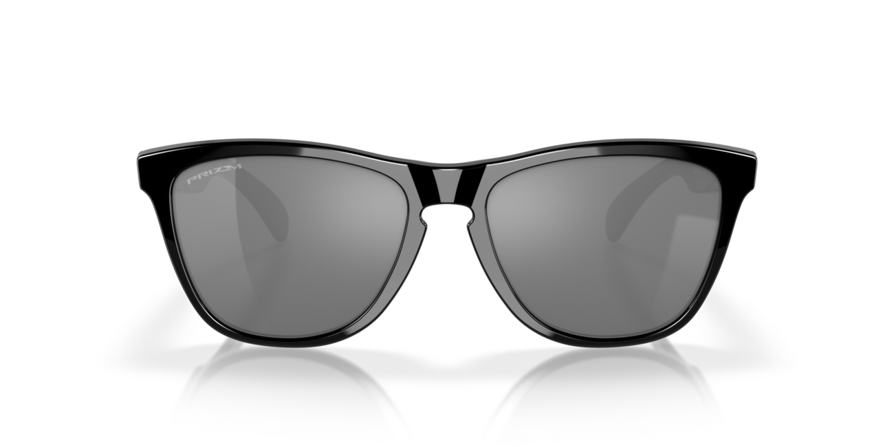 Oakley Frogskins occhiali da sole con telaio Polished Black e con le diapositive Prizm Black 55