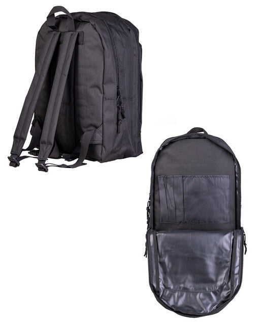 Mil-Tec DayPack zaino, nero, 25l