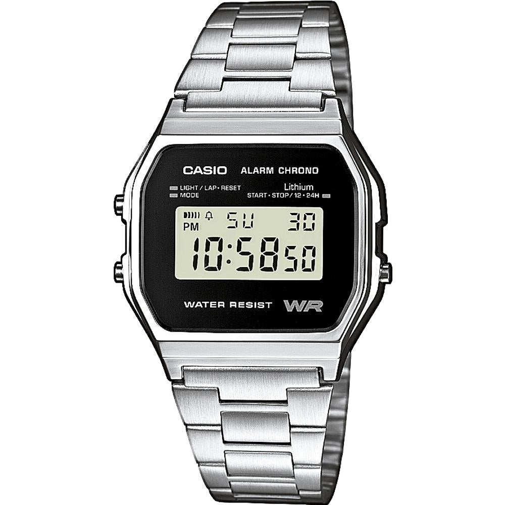 Casio A158WEA-1EF orologio, argento