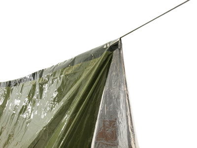 Origin Outdoors Tenda di sopravvivenza 3 in 1 240x107x92 cm, verde