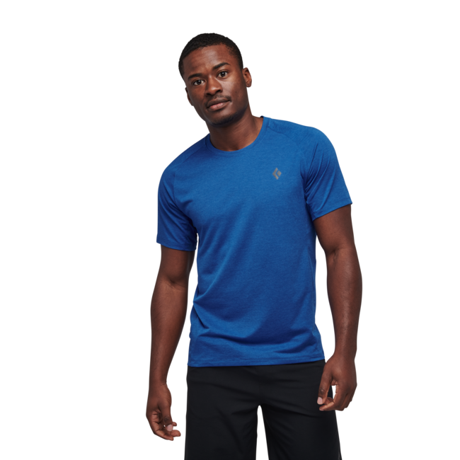 Black Diamond Lightwire Tech t-shirt a manica corta da uomo, blu drifter