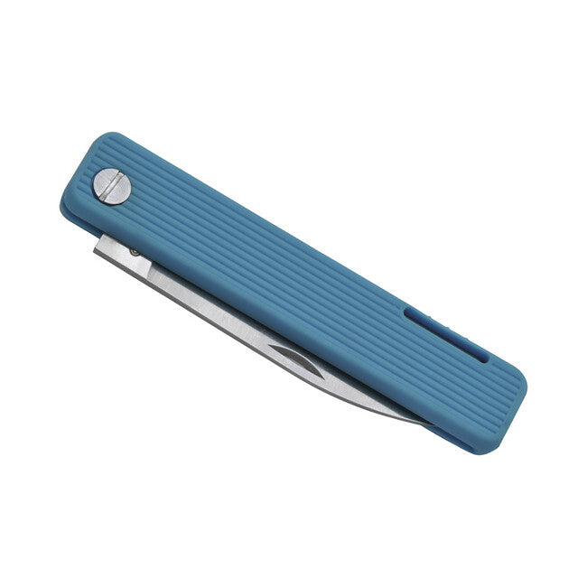 Baladeo ECO356 coltello tascabile lama 7,5 cm acciaio 420 manico TPE turchese