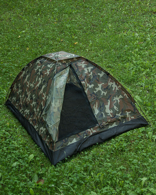 Mil-Tec Iglu Super tenda per 2 persone, in legno
