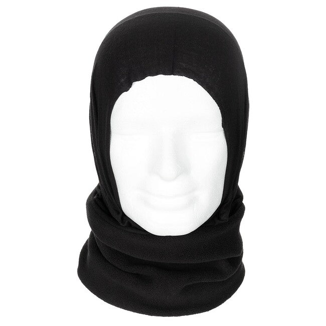 MFH Cravatta con copricapo, in pile, nero