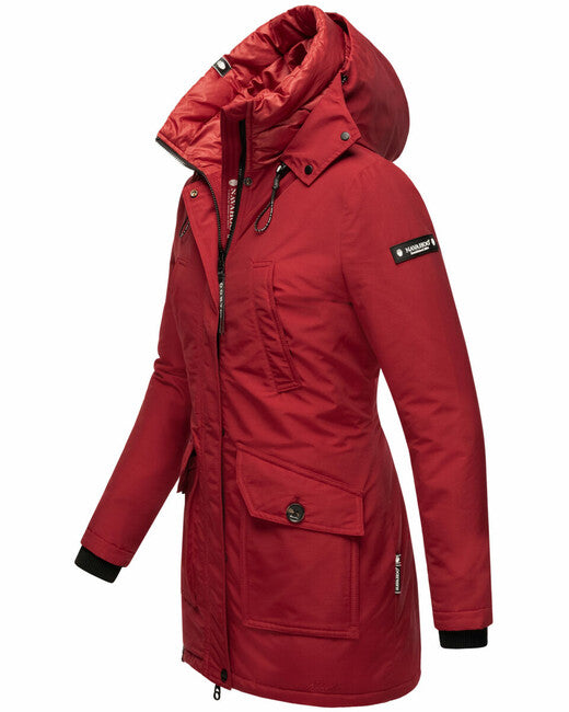 Navahoo Blizzardstorm giacca invernale da donna, bloodred