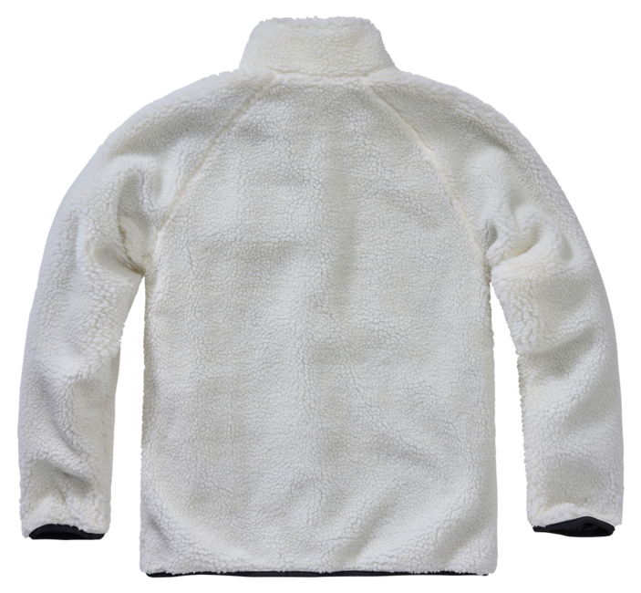 Brandit Teddyfleece giacca in pile, bianca
