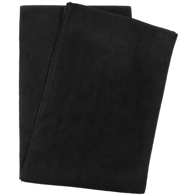 Fox Outdoor Sciarpa in pile, nera, circa 160 x 25 cm