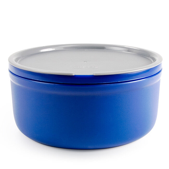 GSI Outdoors set di tazze e piattini isolati in neoprene 591 ml, blu