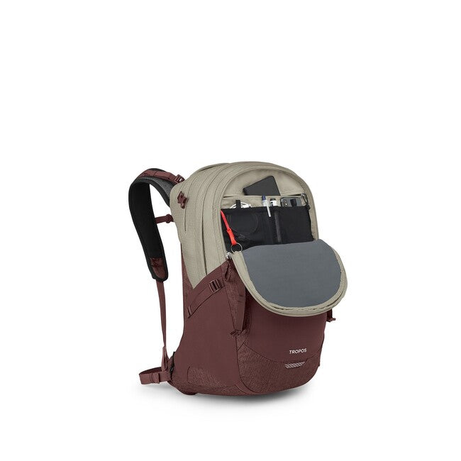 Osprey Tropos zaino, sawdust tan/raisin red
