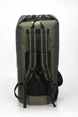 BasicNature Borsa impermeabile 140 L, grigio-verde