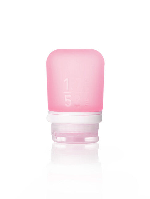 Humangear GoToob+ bottiglia/contenitore da viaggio in silicone 53 ml, rosa
