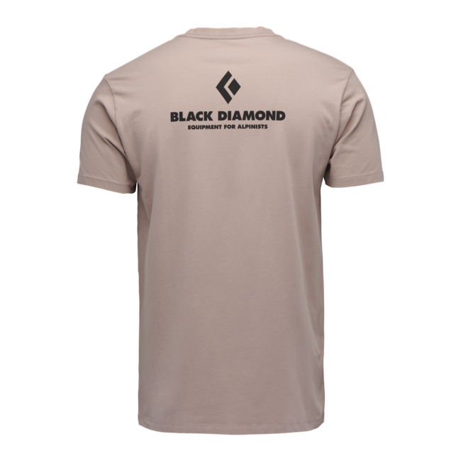 Black Diamond Equipment For Alpinist t-shirt a maniche corte da uomo, malva pallido