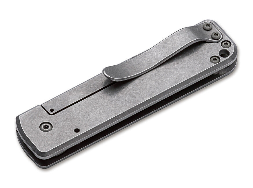 Böker Plus Lancer 42 Steel coltello tascabile ambidestro 7,3 cm, stonewash
